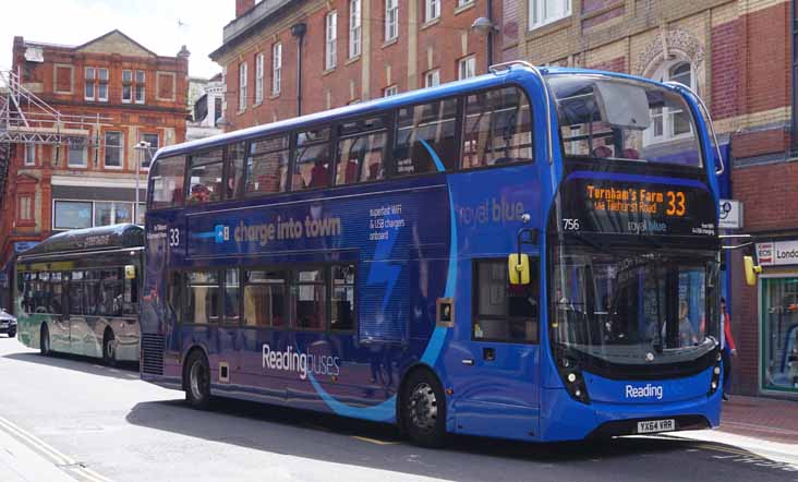 Reading Buses Alexander Dennis Enviro400MMC 756 Royal Blue